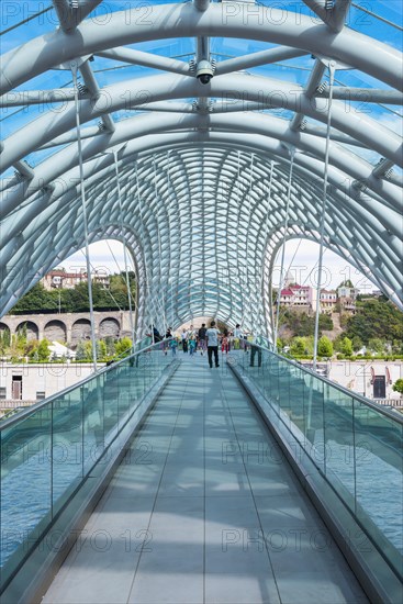 Peace Bridge over the Mtkvari River