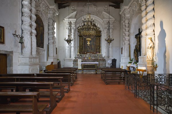 Interior view of the church Chiesa di Santa Caterina