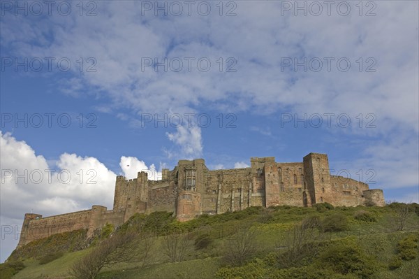 View of the castle walls