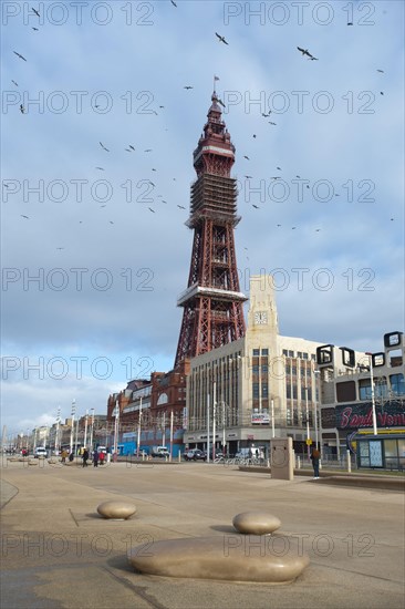 New promenade development in seaside resort