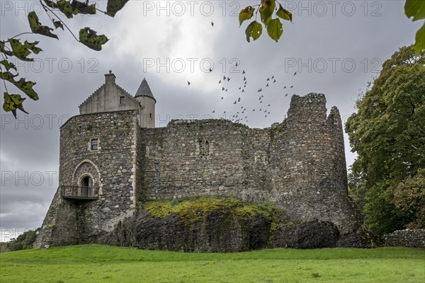 Dunstaffnage Castle built by the MacDougall lords of Lorn in Argyll and Bute