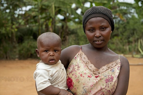 Young mother with child