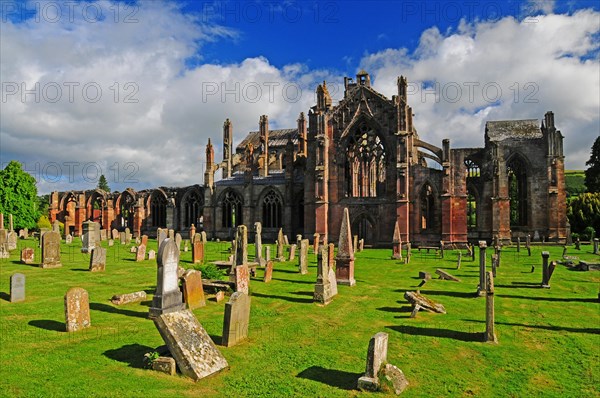 Ruins of Melrose Abbey