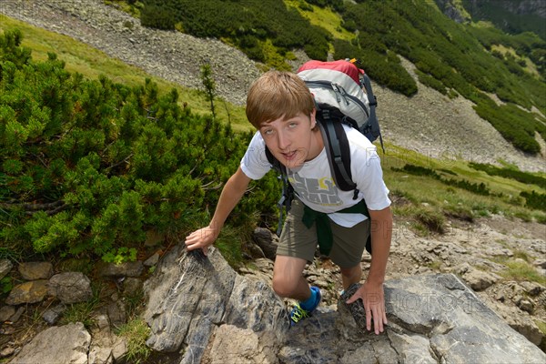 Red Western Trail to Giewont Peak