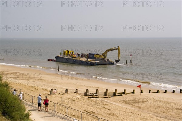 Dredger to rebuild sea defences in South West Suffolk