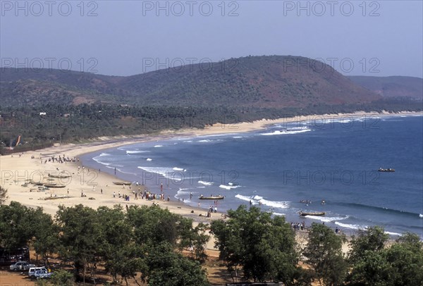 Rushikonda beach in Visakhapatnam or Vizag