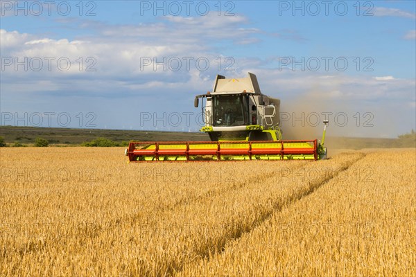 Claas combine harvester