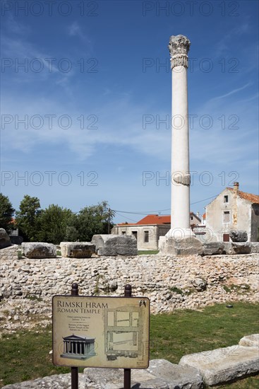 Remains of a Roman temple