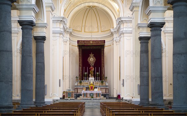 Interior photograph of the choir room of the Church of St. Martin