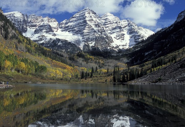 Maroon Bells Lake Colorado USA