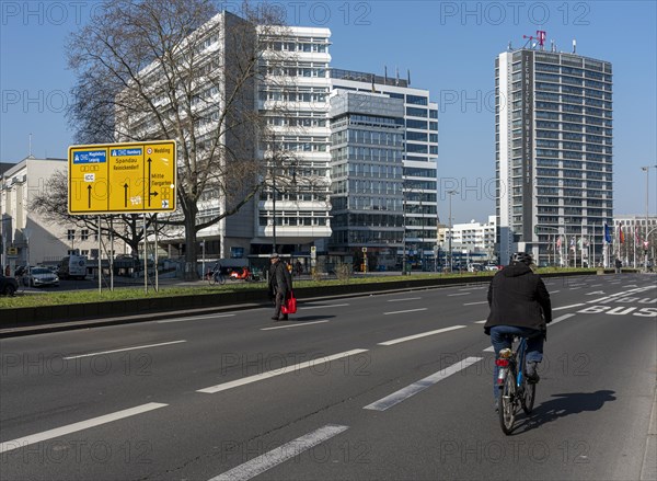 High-rise buildings and commercial buildings at Ernst-Reuter-Platz