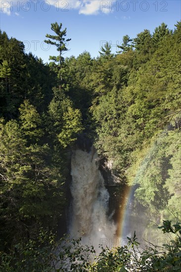 Main falls in spate after Hurricane Irene