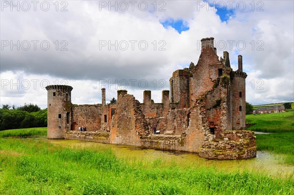 Ruin of Caerlaverock Castle