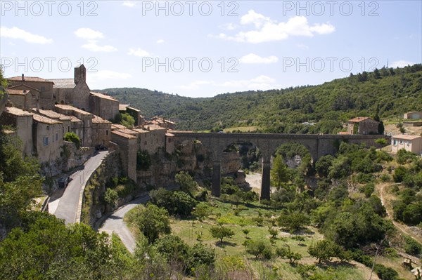 Bridge over the river Cesse near the Cathar village of Minerve
