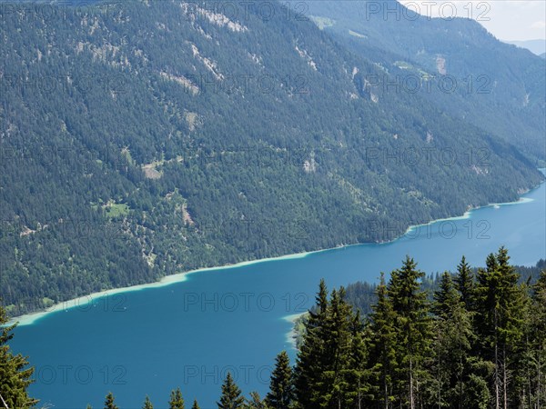 View from the Naggler Alm to the Weissensee