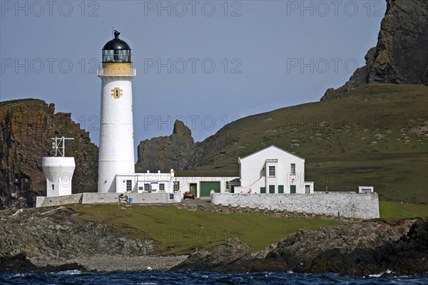 South Lighthouse on the coast of Fair Isle