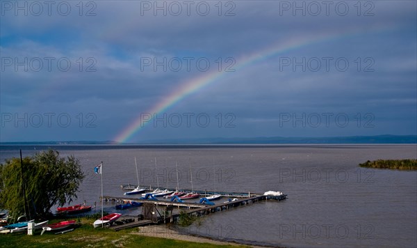 Rainbow over Lake Neusiedl