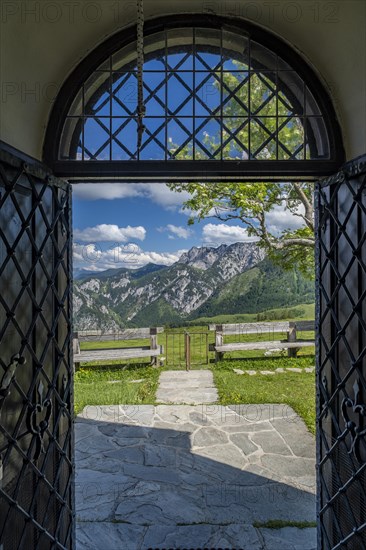 View from the Postalm Chapel