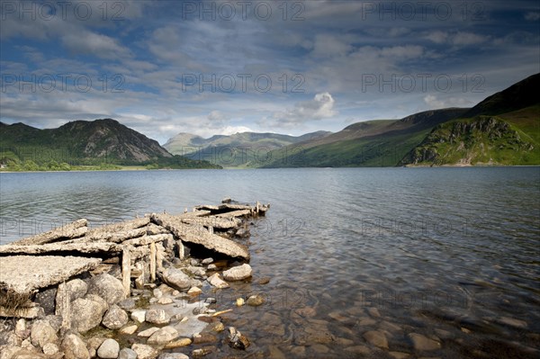 View of glacial lake