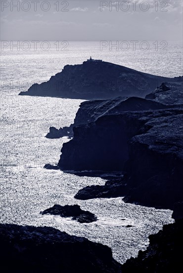 View at the end of hiking trail on Cape Ponta de Sao Lourenco