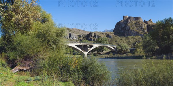 Atskuri Castle Ruins overlooking the Mtkvari River