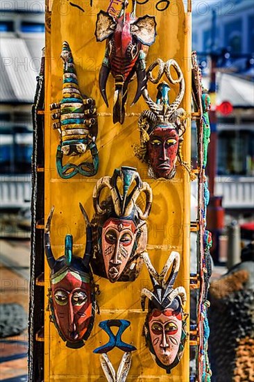 Wooden masks from the Ivory Coast