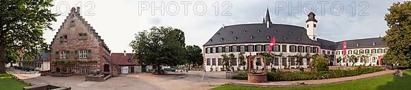 Seligenstadt Abbey Panorama Germany