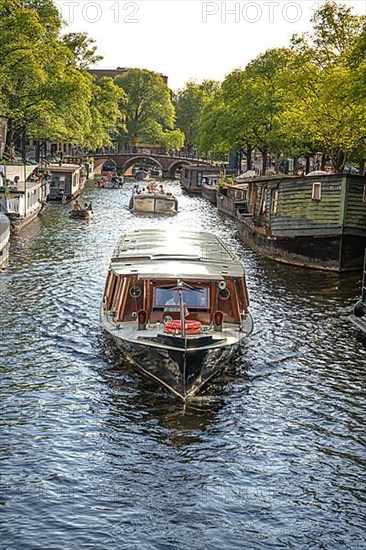 Tourist boat on the canals