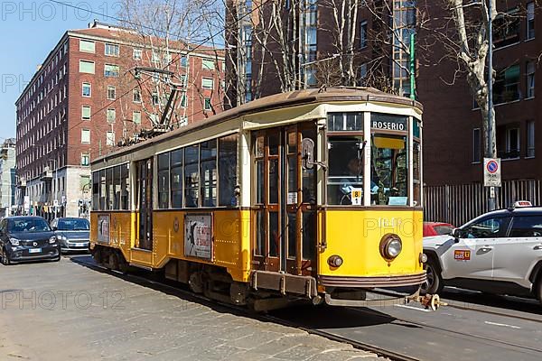 Old Ventotto Tram Milano public transport tramway public transport transport in Milan