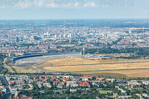 Former Berlin Tempelhof THF Airport aerial view
