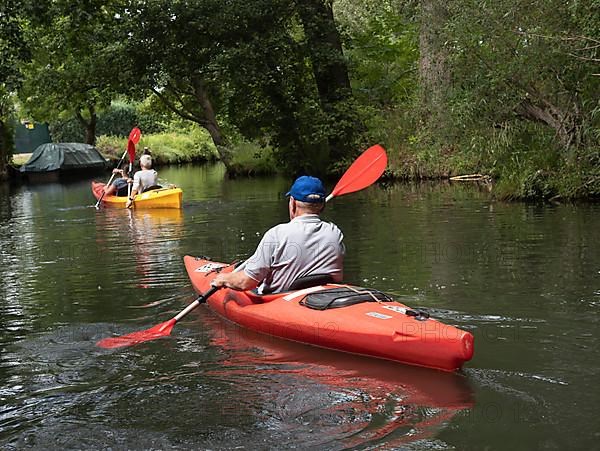 Canoe tour on the Spree in the Spreewald