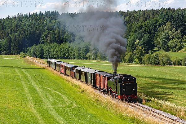 Steam Train Oechsle Museum Railway Railway Steam Railway in Ochsenhausen Wennedach