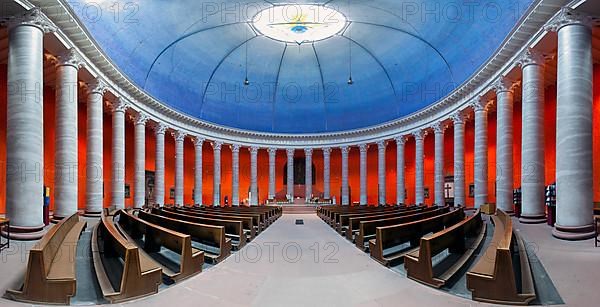 St. Ludwig Church Interior Panorama Darmstadt Germany