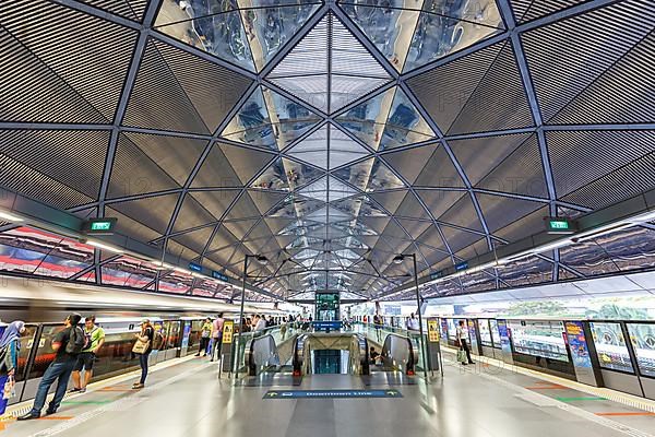 Singapore Metro Singapore Metro MRT Station Expo East West Line