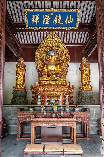Statue of a BUddha. Tiger Hill Gardens China