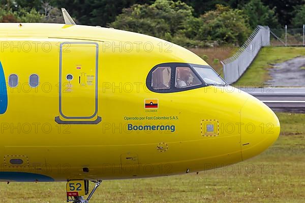 A Vivaair Airbus A320neo aircraft with registration HK-5352 at Medellin Rionegro Airport