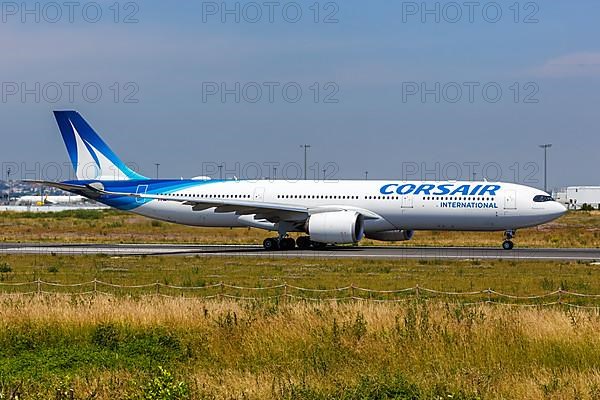 A Corsair International Airbus A330-900neo aircraft with registration F-HRNB at Paris Orly Airport