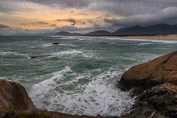 Cliffs at Sunset in Florianopolis Brazil