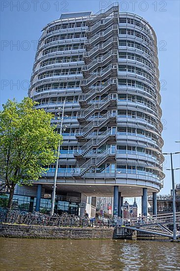 High-rise building on the canals