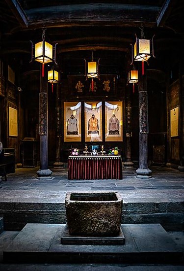 Ancient living room in China