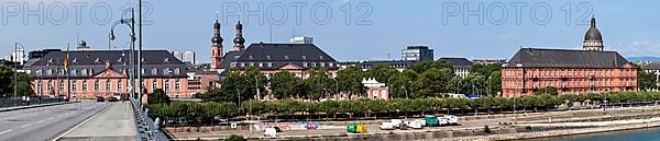 Mainz State Parliament Electoral Palace Panorama Germany