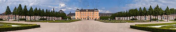 Schwetzingen Palace with Park Panorama Germany