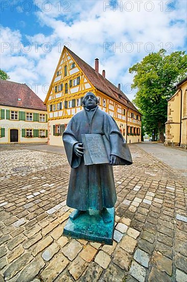 Martin Luther Monument and Old Latin School