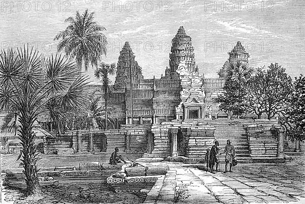 The Buddhist Temple of Angkor Wat in 1868