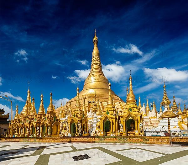 Myanmer famous sacred place and tourist attraction landmark