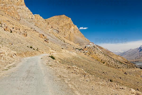 Road to Ki Monastery. Spiti Valley