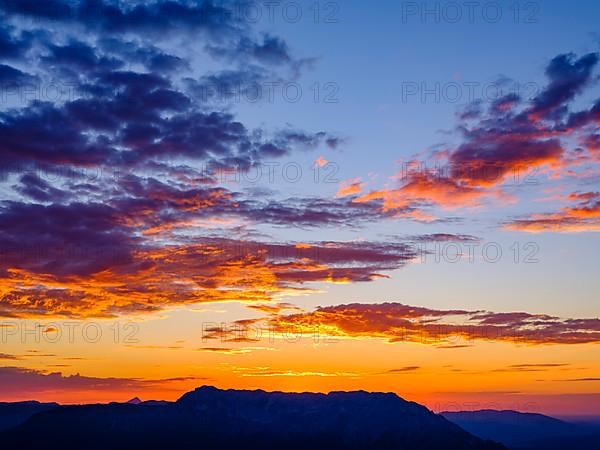 Silhouette Untersberg