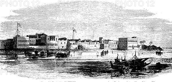 View of Zanzibar in 1869