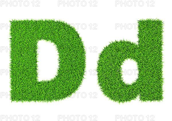 Grass letter A