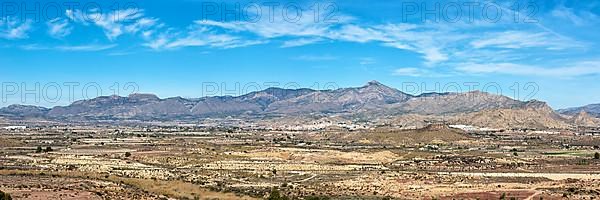 Sierra del Cid landscape near Alicante Alacant mountains panorama in Alicante